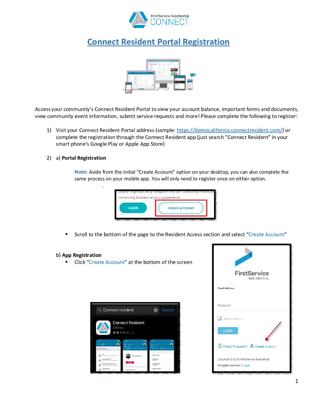 Connect Resident Portal – User Guide