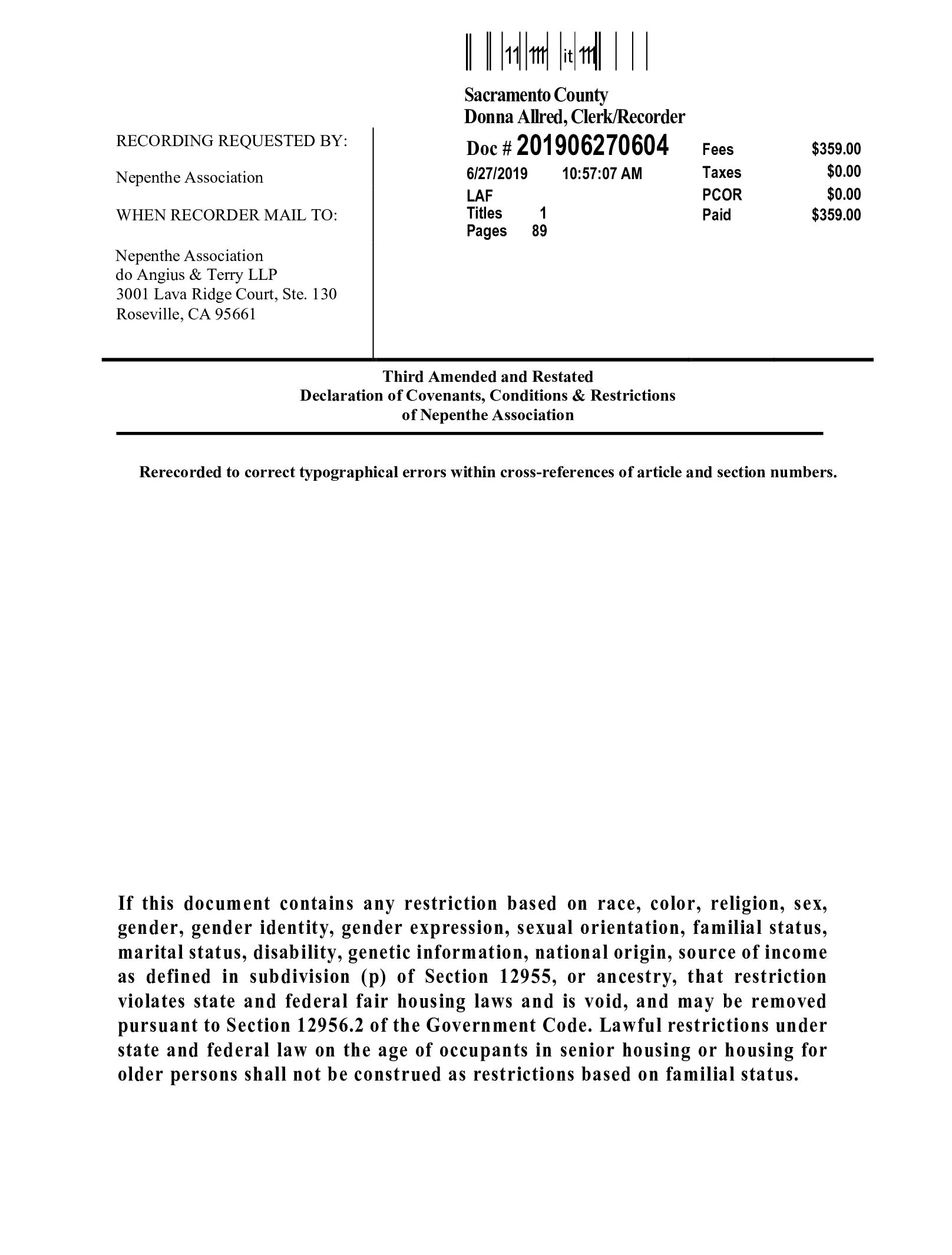 CC&Rs – searchable