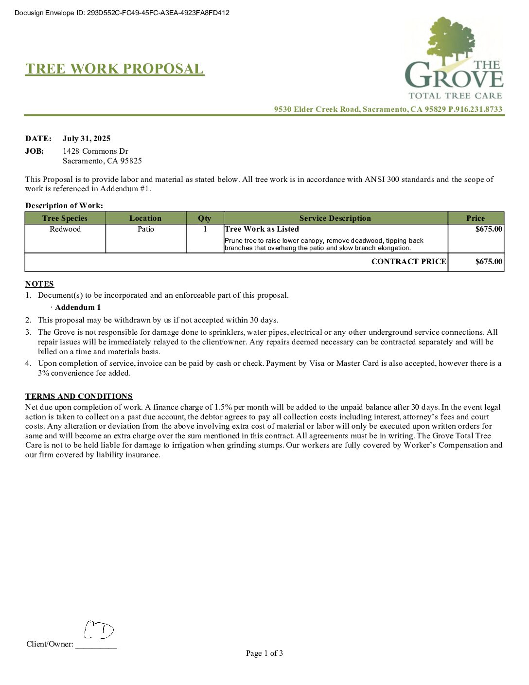 Grove Total Tree Care – Tree Work – 1428 Commons